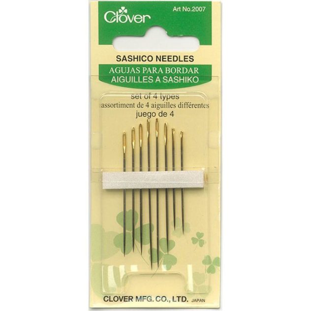 Clover Sashiko Needles - 4 Types - 051221407086 Quilting Notions
