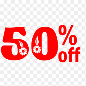 Super Sale 50% Off